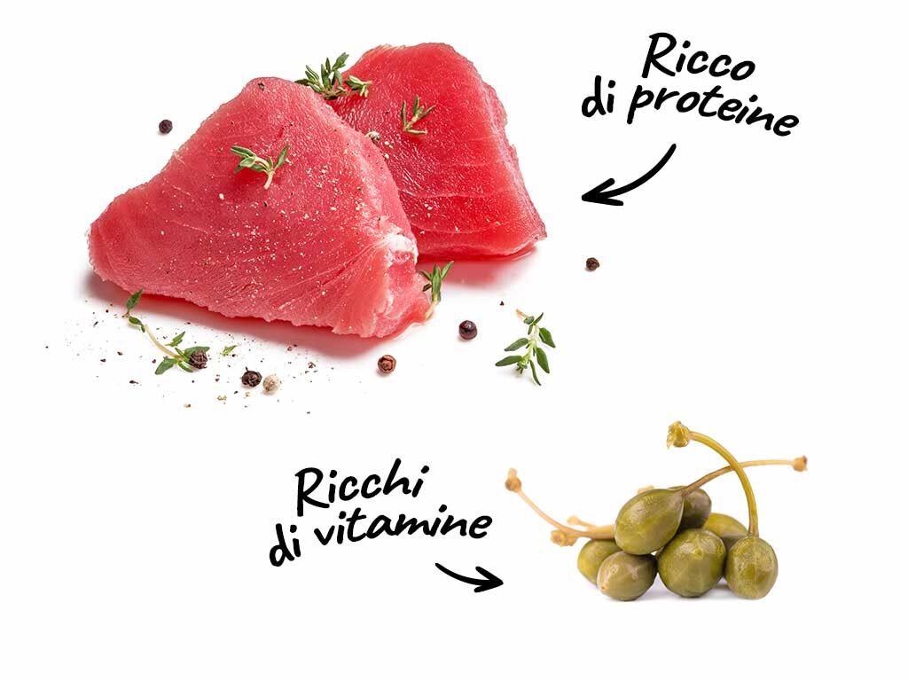 Ingredienti di Spaghetti integrali dietetici al tonno