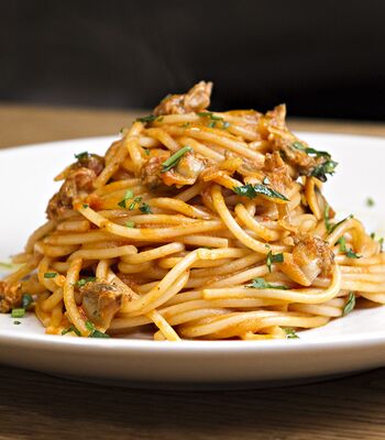 Spaghetti integrali dietetici alle vongole