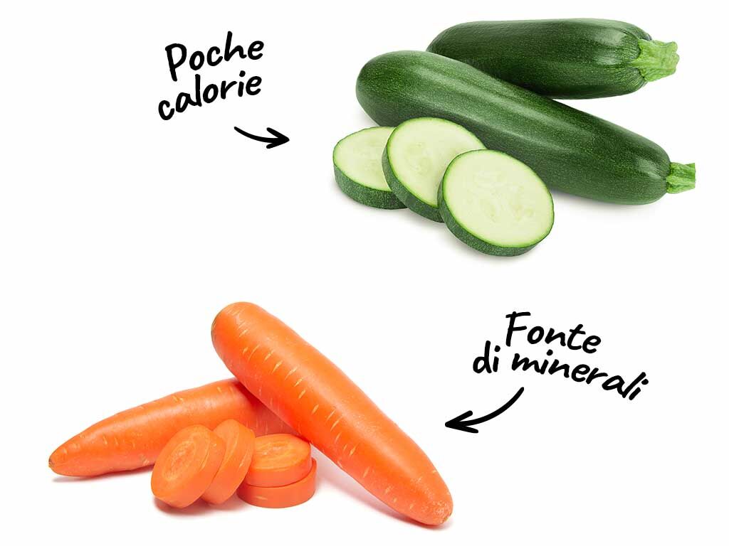 Ingredienti di Cous cous integrale dietetico alle verdure